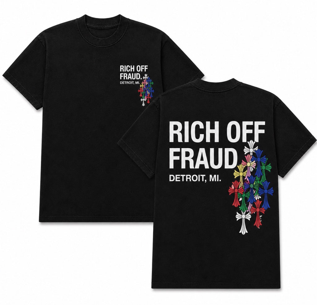 Rich off Fraud Chrome Tee