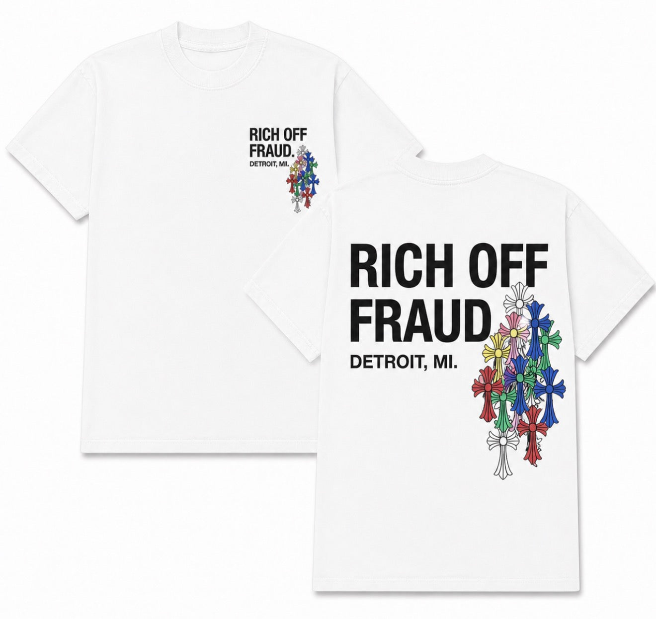 Rich off Fraud Chrome Tee